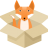 Fox In His Box